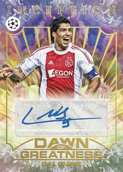 2025/26 Topps Inception UEFA Club Competitions Soccer Hobby