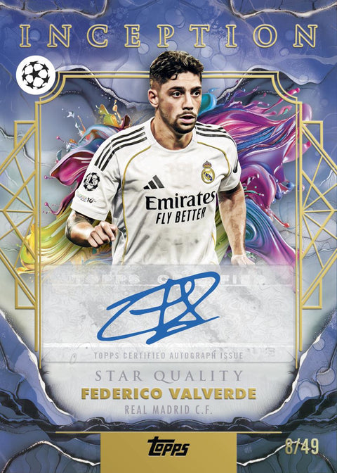 2025/26 Topps Inception UEFA Club Competitions Soccer Hobby