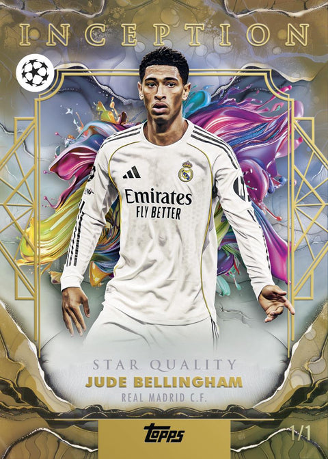2025/26 Topps Inception UEFA Club Competitions Soccer Hobby