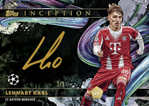 2025/26 Topps Inception UEFA Club Competitions Soccer Hobby