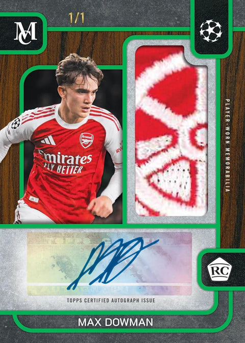2025/26 Topps UEFA Club Competitions Museum Collection Soccer Hobby