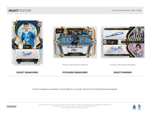 2025/26 Panini Select Serie A Soccer Hobby