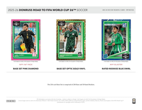 2025/26 Panini Donruss Road to FIFA World Cup Soccer Jumbo Value