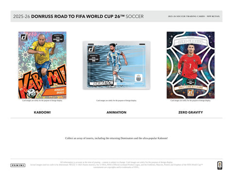 2025/26 Panini Donruss Road to FIFA World Cup Soccer Blaster
