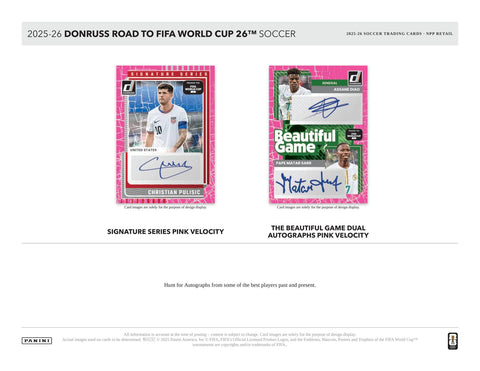 2025/26 Panini Donruss Road to FIFA World Cup Soccer Jumbo Value