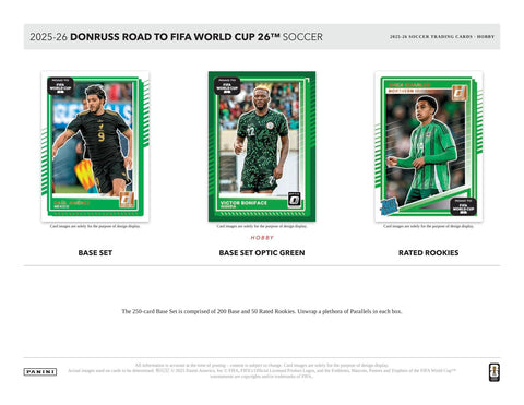 2025/26 Panini Donruss Road to FIFA World Cup Soccer Hobby