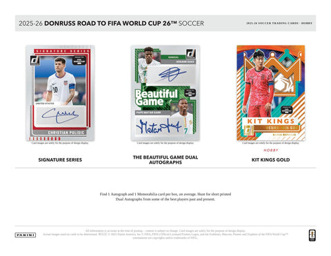 2025/26 Panini Donruss Road to FIFA World Cup Soccer Hobby