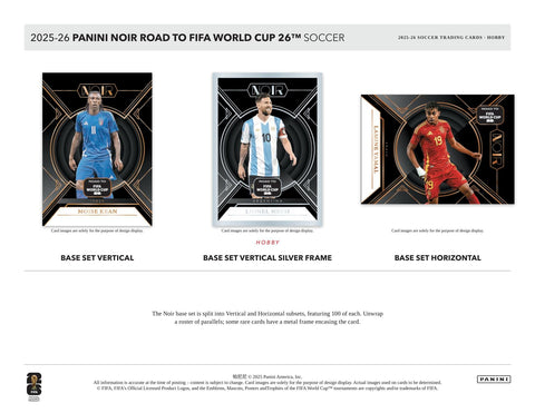 2025/26 Panini Noir Road to FIFA World Cup Soccer Hobby