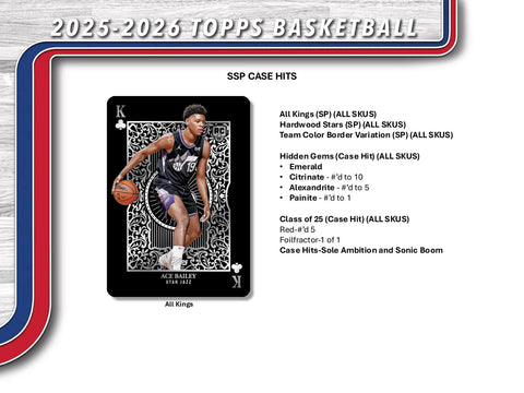 2025/26 Topps Basketball 7-Pack Blaster Box
