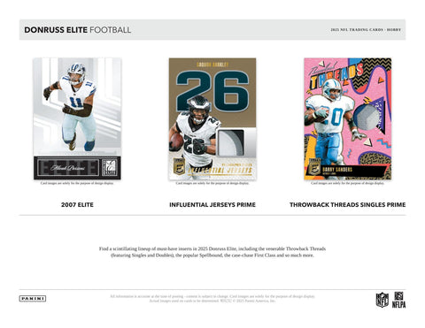 2025 Panini Donruss Elite Football Hobby