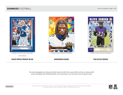 2025 Panini Donruss Football Mega