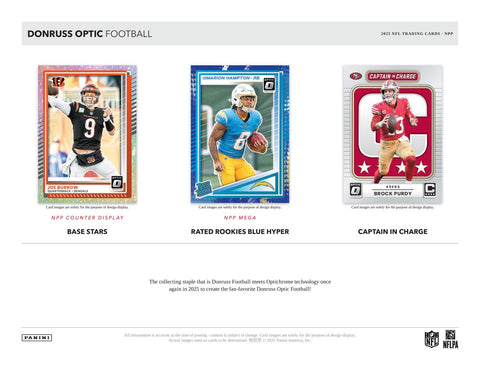 2025 Panini Donruss Optic Football 6-Pack Blaster (Purple Shock Parallels!)