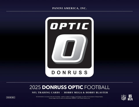 2025 Panini Donruss Optic Football 6-Pack Hobby Blaster (Blue Scope Parallels!)
