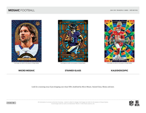 2025 Panini Mosaic Football 6-Pack Blaster