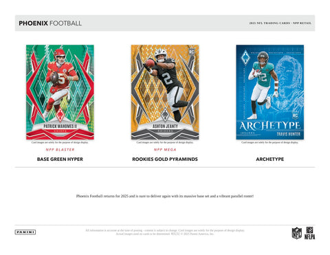 2025 Panini Phoenix Football Mega