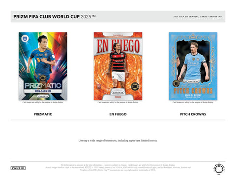 2025 Panini Prizm FIFA Club World Cup Soccer 6-Pack Blaster