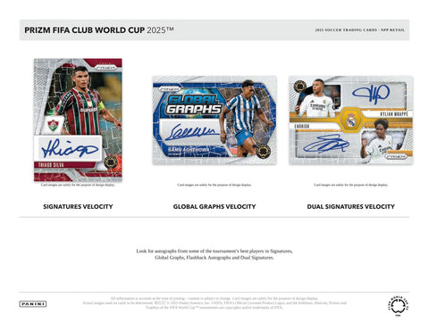 2025 Panini Prizm FIFA Club World Cup Soccer Mega