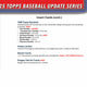 2025 Topps Update Series Baseball Hobby Jumbo Pack
