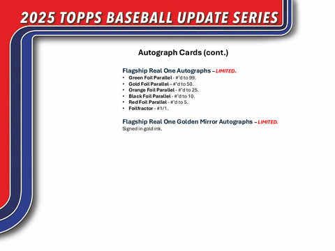 2025 Topps Update Series Baseball Hobby Jumbo Pack