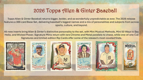 2026 Topps Allen & Ginter Baseball Hobby (Presell)