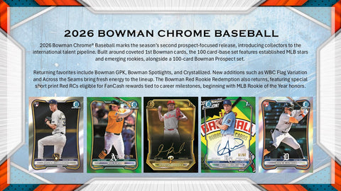 2026 Bowman Chrome Baseball Mega
