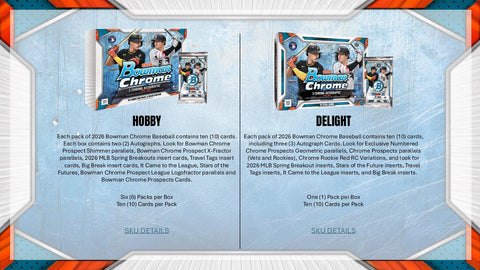 2026 Bowman Chrome Baseball Mega