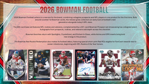2026 Bowman Football Hobby