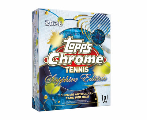 2026 Topps Chrome Tennis Sapphire Edition