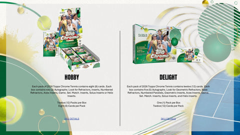 2026 Topps Chrome Tennis Delight (Presell)