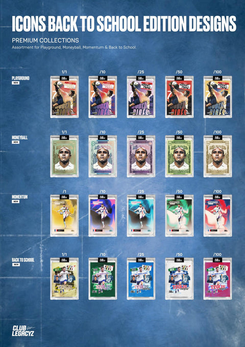 2026 Club Legacyz Icons Back to School Fifth Edition Soccer Hobby