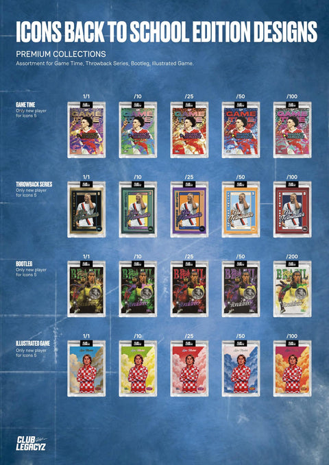 2026 Club Legacyz Icons Back to School Fifth Edition Soccer Hobby