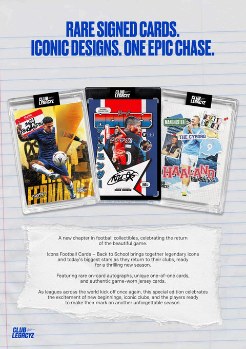 2026 Club Legacyz Icons Back to School Fifth Edition Soccer Hobby