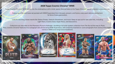2026 Topps Cosmic Chrome WWE Wrestling Hobby