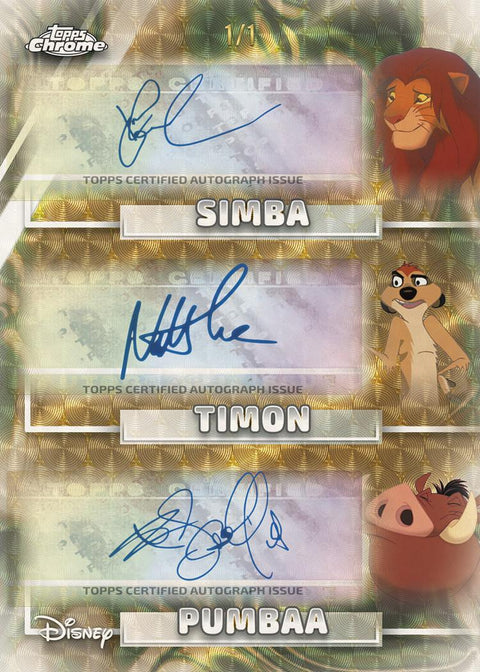 2026 Topps Disney Chrome Blaster
