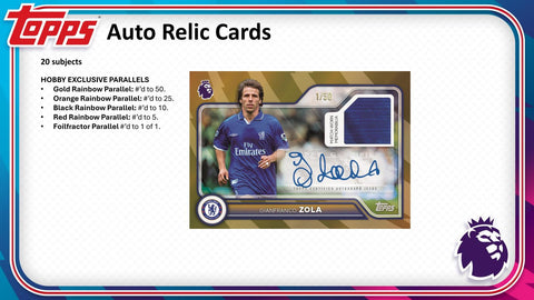 2026/27 Topps Premier League EPL Soccer Hobby