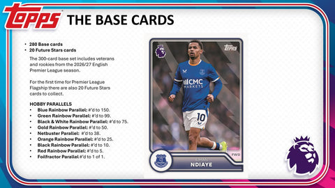 2026/27 Topps Premier League EPL Soccer Hobby