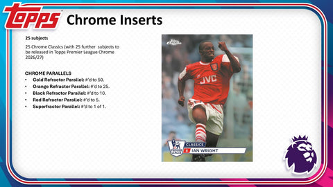 2026/27 Topps Premier League EPL Soccer Hobby