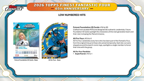 2026 Topps Finest Fantastic Four Hobby