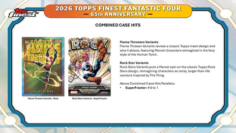 2026 Topps Finest Fantastic Four Hobby