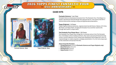 2026 Topps Finest Fantastic Four Hobby
