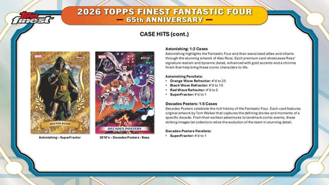 2026 Topps Finest Fantastic Four Hobby
