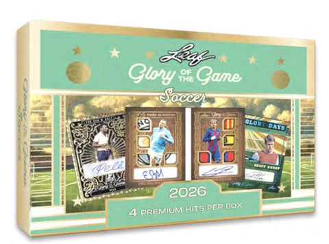 2026 Leaf Glory of the Game Soccer Hobby