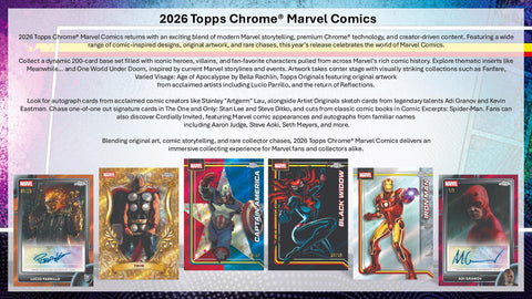 2026 Topps Marvel Comics Chrome Blaster