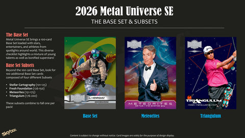 2026 Upper Deck Metal Universe SE Hobby (Presell)