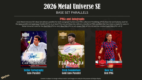 2026 Upper Deck Metal Universe SE Hobby (Presell)