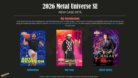 2026 Upper Deck Metal Universe SE Hobby (Presell)