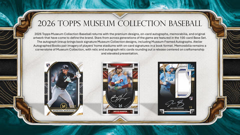 2026 Topps Museum Collection Baseball Hobby (Presell)