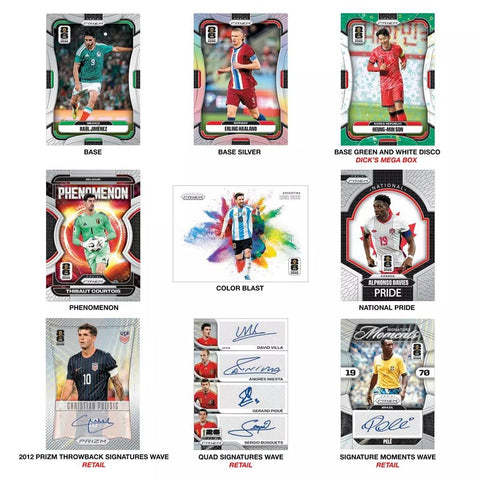 2026 Panini Prizm FIFA World Cup Soccer Mega (Bronze Disco Parallels!)