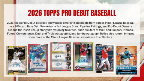 2026 Topps Pro Debut Baseball Hobby (Presell)