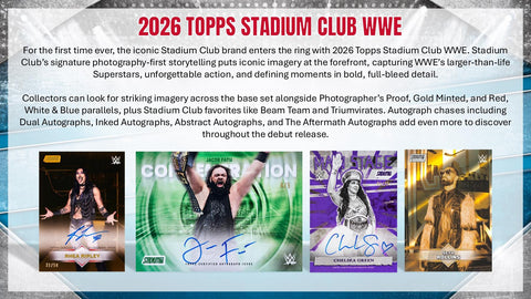 2026 Topps Stadium Club WWE Wrestling Blaster (Presell)
